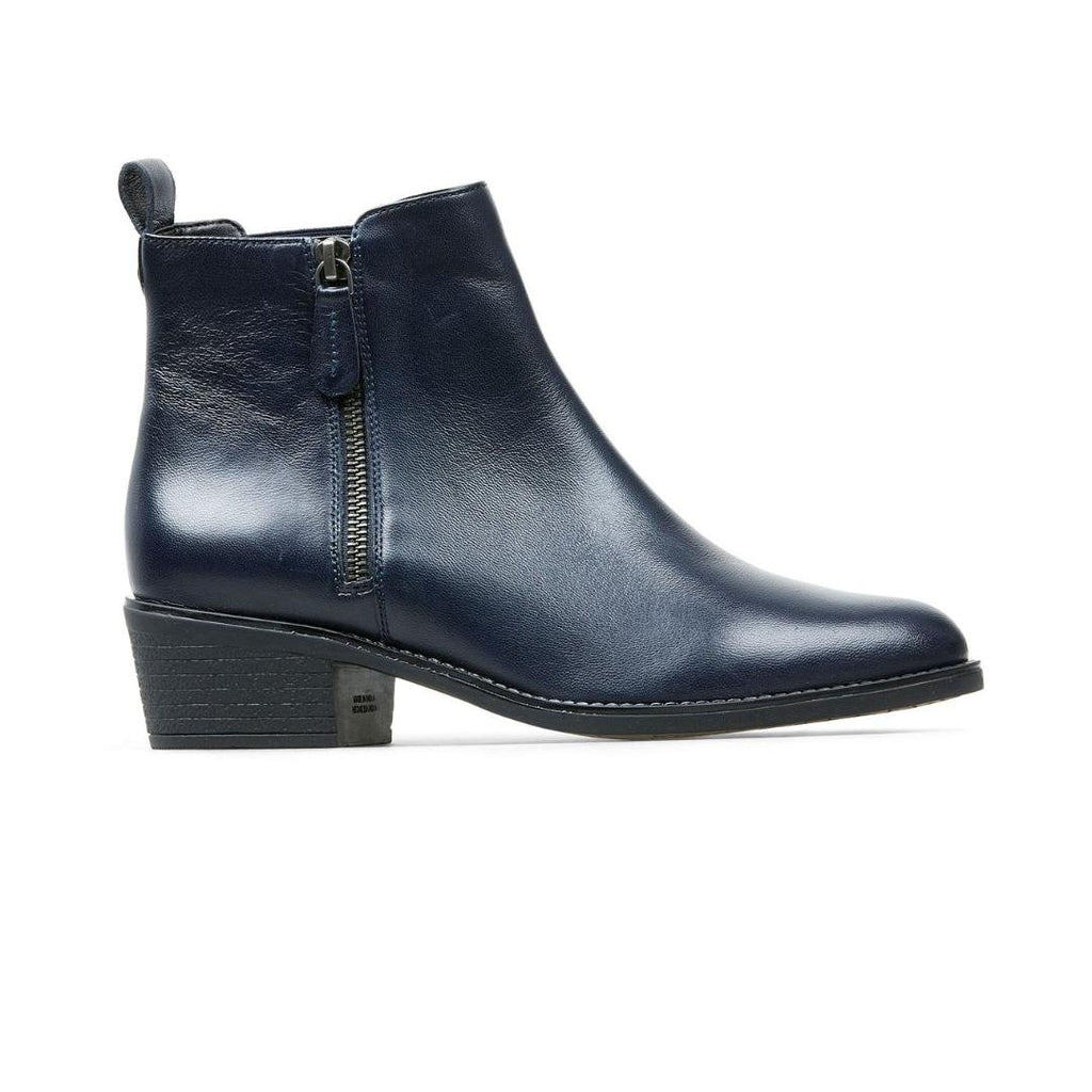 Van Dal Barlow II Women's Short Boots - Midnight Leather - Beales department store