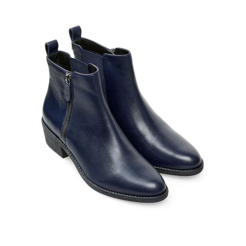 Van Dal Barlow II Women's Short Boots - Midnight Leather - Beales department store