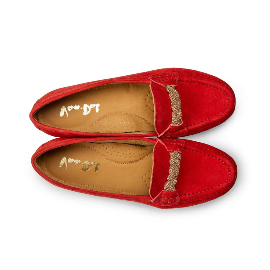 Van Dal 'Beech' Premium Loafer - Poppy Red - Beales department store