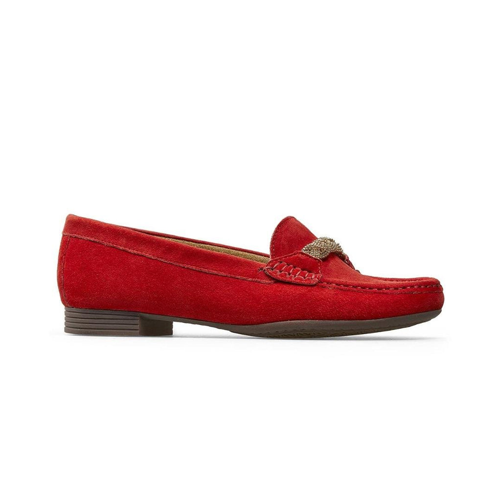 Van Dal 'Beech' Premium Loafer - Poppy Red - Beales department store