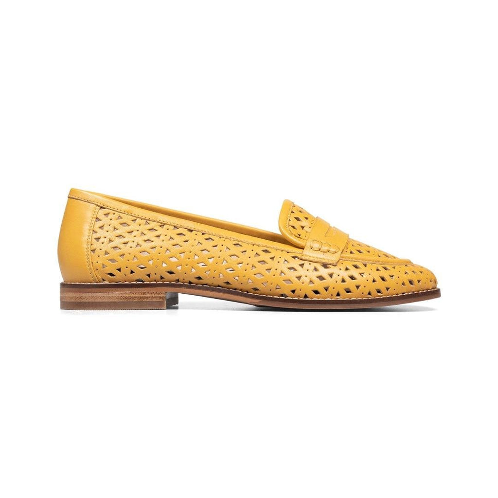 Van Dal Billie II X Pumps - Yellow Combi - Beales department store