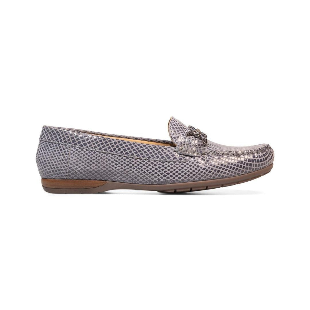 Van Dal Bliss II Pumps - Denim Python Print - Beales department store