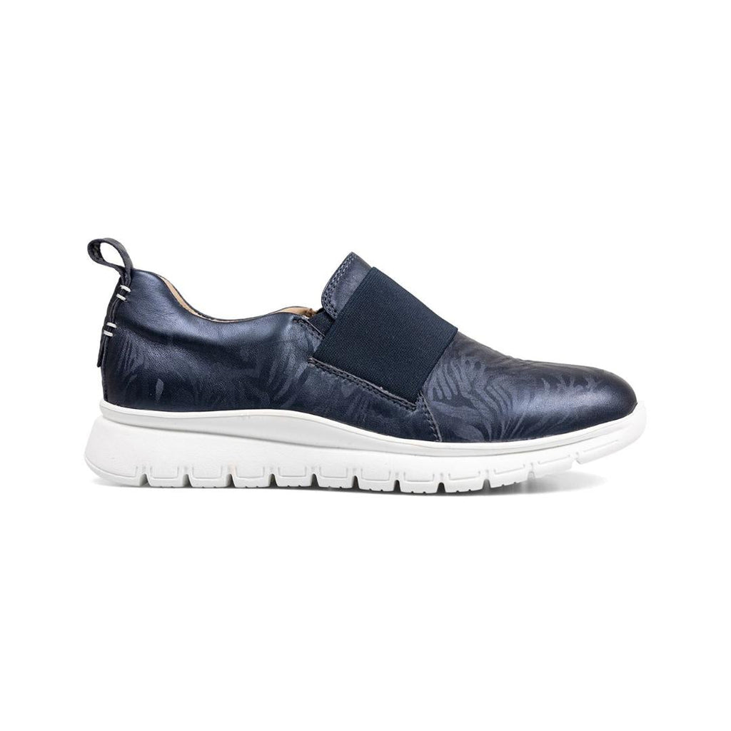 Van Dal Cecile Slip On Trainers - Navy Feature - Beales department store