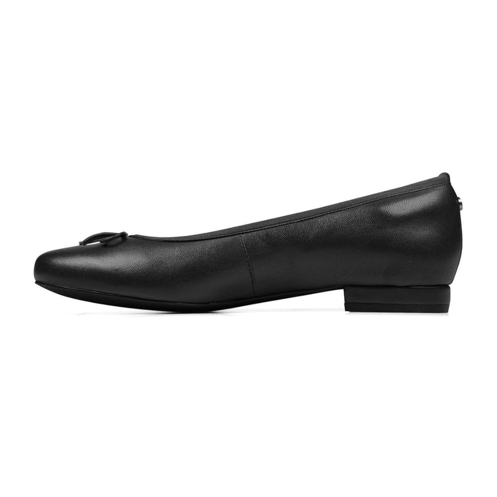 Van Dal Cecilia Ballet Pumps - Black Leather - Beales department store