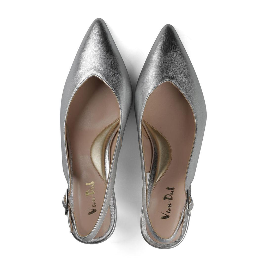 Van Dal Charlotte Court Shoes - Silver - Beales department store