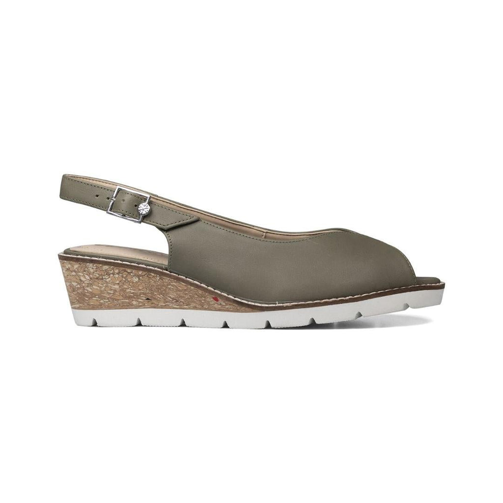 Van Dal Dial Sandals - Leaf Leather - Beales department store