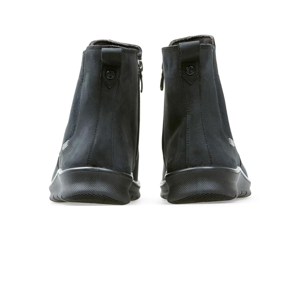 Van Dal Eccles Boots - Black Nubuck - Beales department store