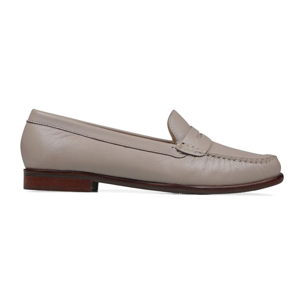 Van Dal Hampden Loafers - Taupe Leather - Beales department store