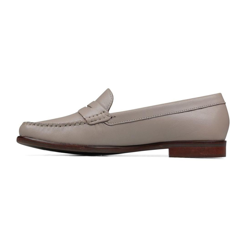 Van Dal Hampden Loafers - Taupe Leather - Beales department store