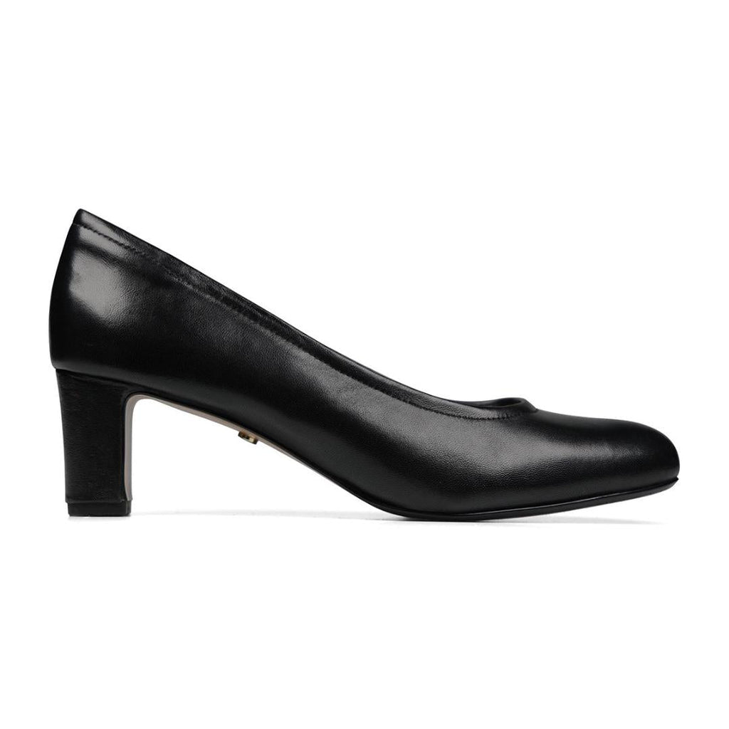 Van Dal Lorne Court Shoes - Black Leather - Beales department store