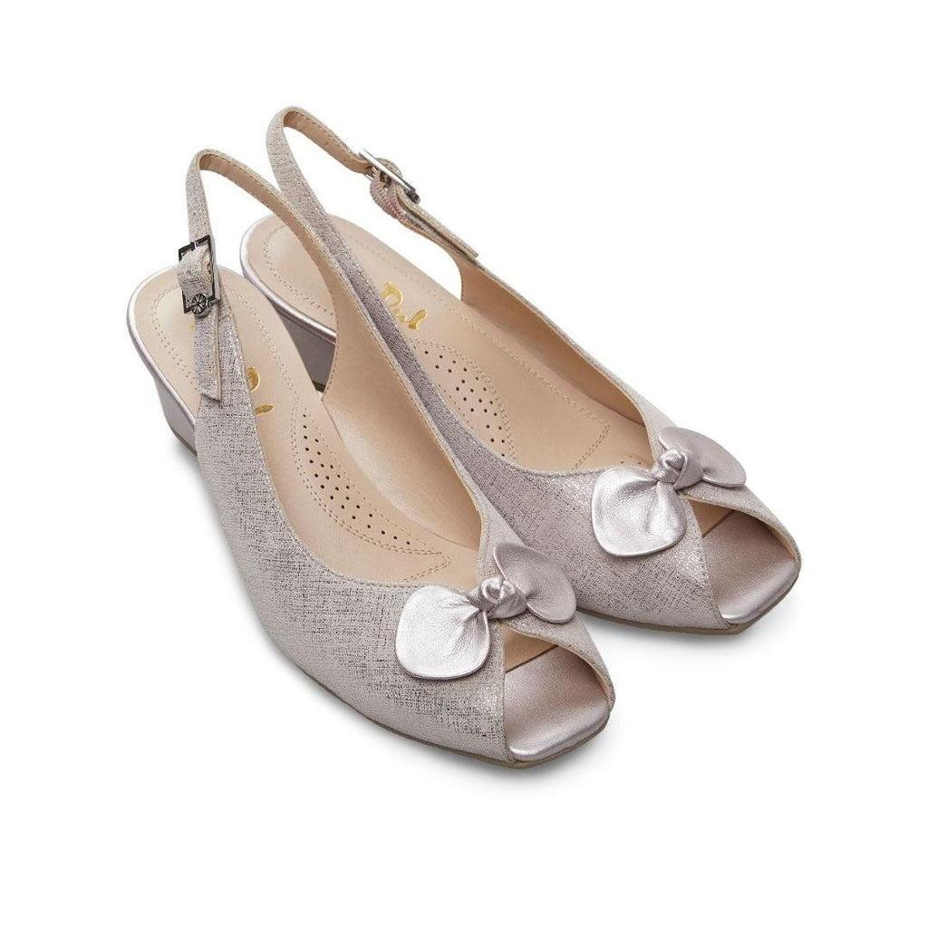 Van Dal Meadow Sandals - Orchid Linen - Beales department store