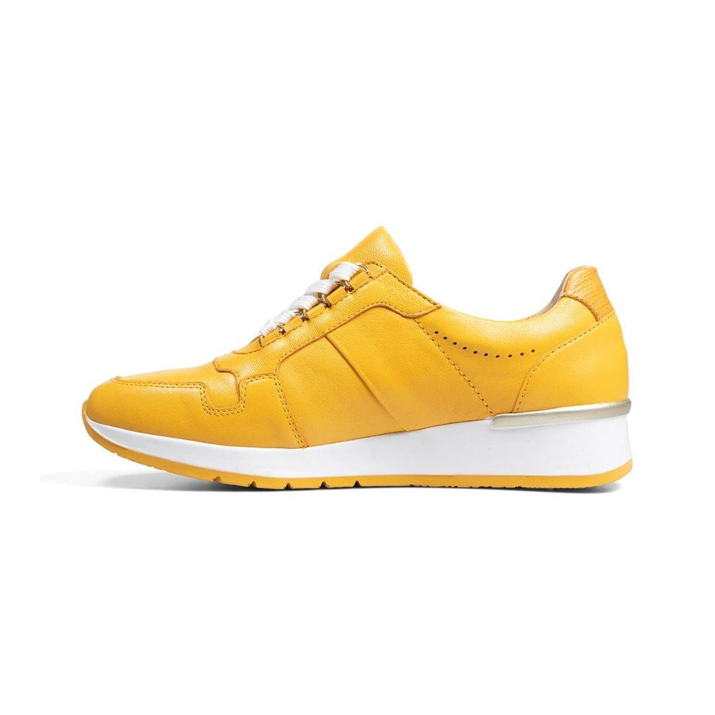 Van Dal Reydon Trainers - Yellow Leather - Beales department store