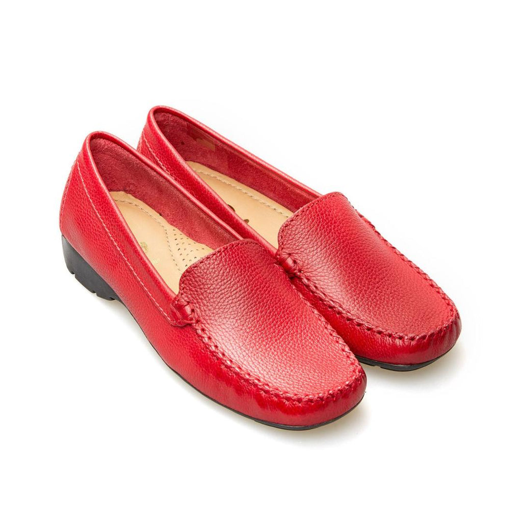 Van Dal Sanson Loafer - Red - Beales department store