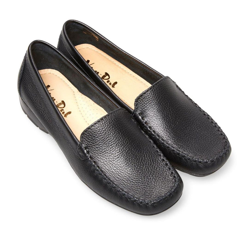 Van Dal Sanson Women's Loafer - Black Leather - Beales department store