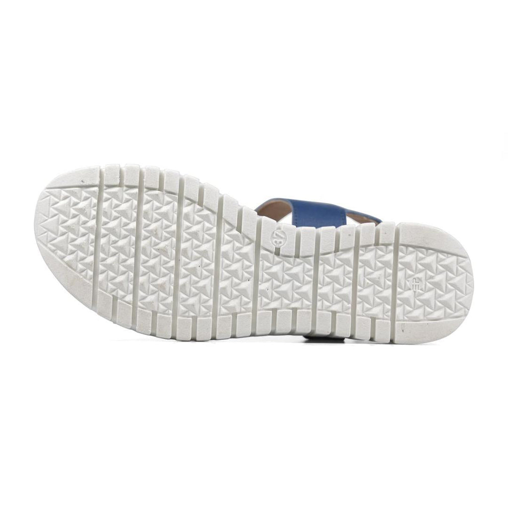 Van Dal Sienna Sandals - Navy Leather - Beales department store