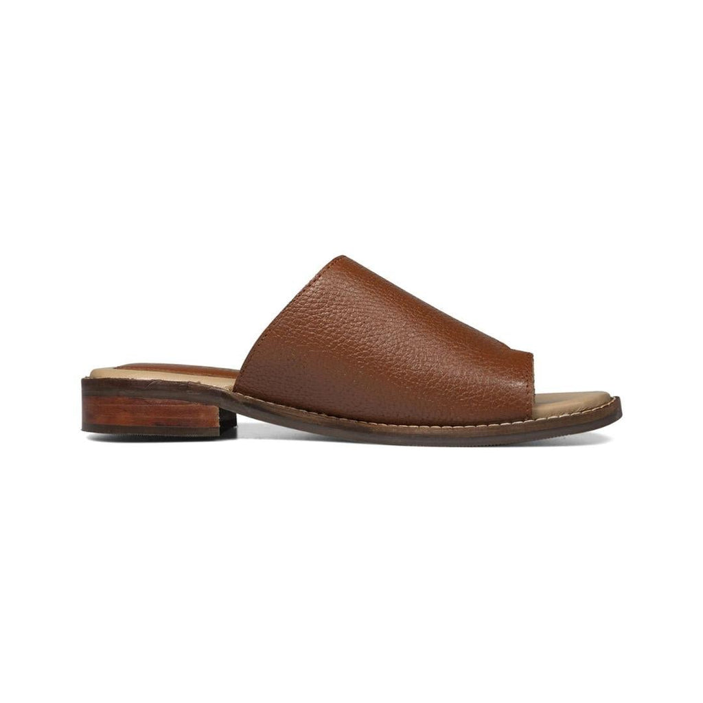 Van Dal Sundae Slip On Sandals - Tan Leather - Beales department store