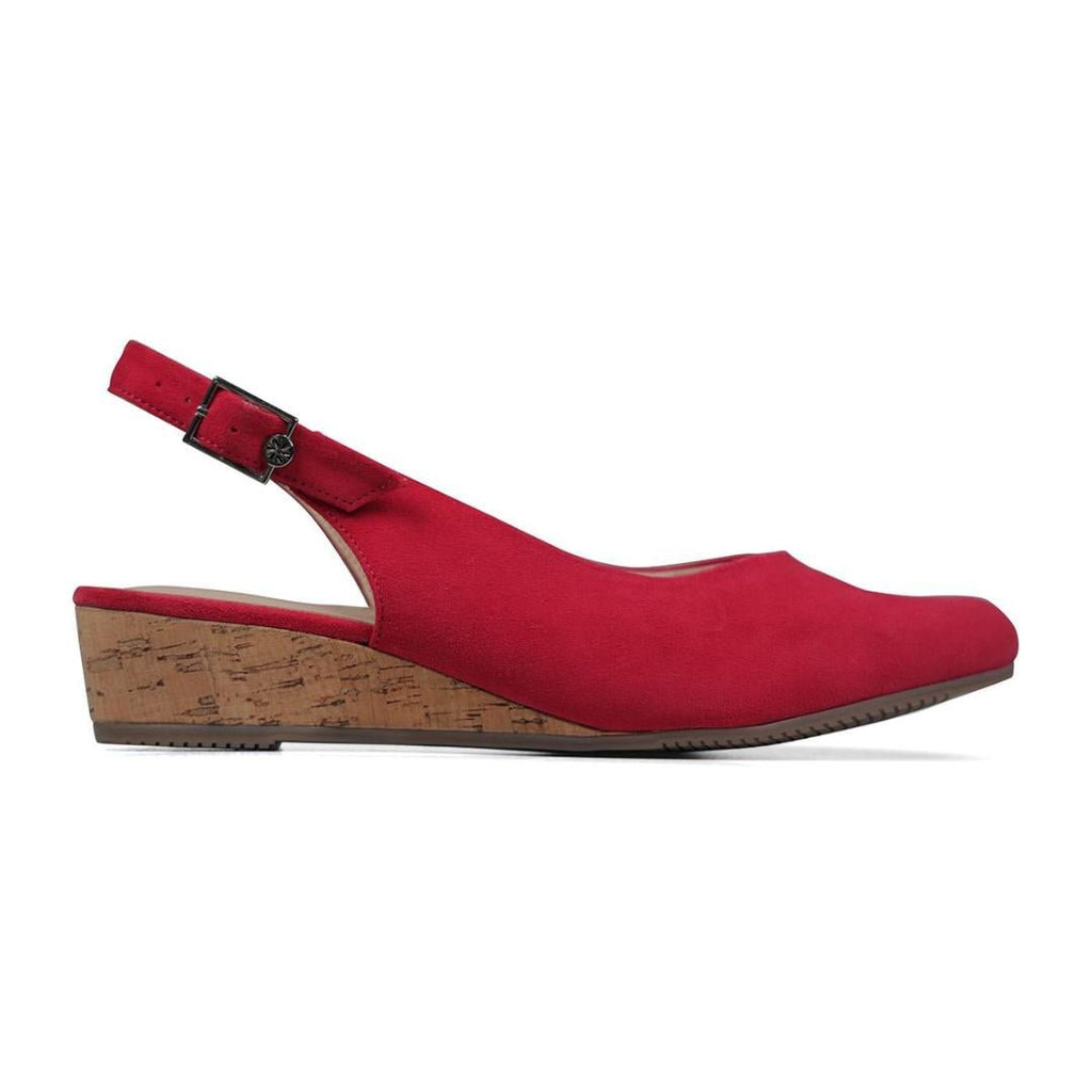 Van Dal Sylvie Sandals - Berry Suede - Beales department store