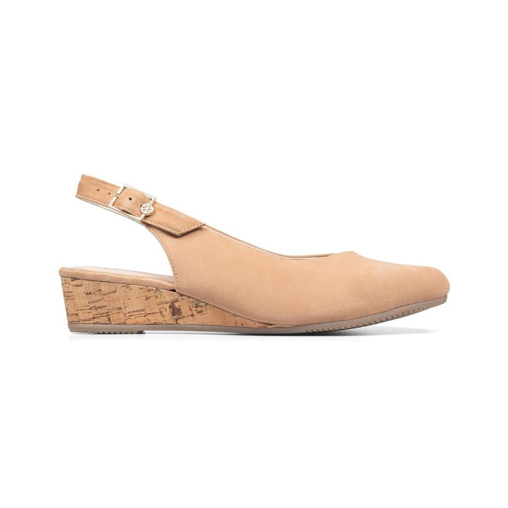 Van Dal Sylvie Sandals - Latte Suede - Beales department store