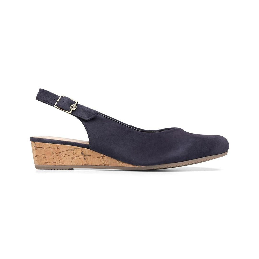 Van Dal Sylvie Sandals - Midnight Suede - Beales department store