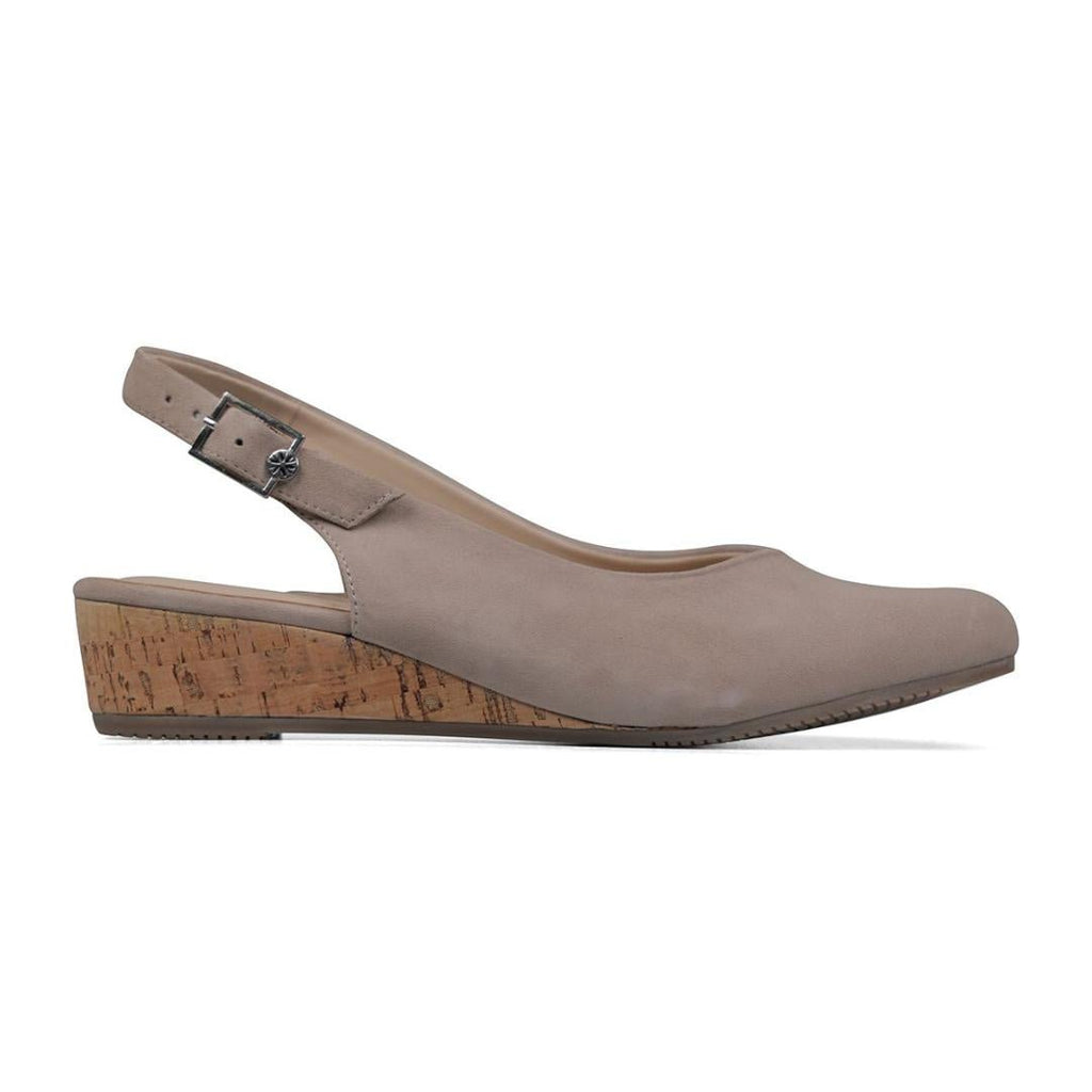 Van Dal Sylvie Sandals - Taupe Suede - Beales department store