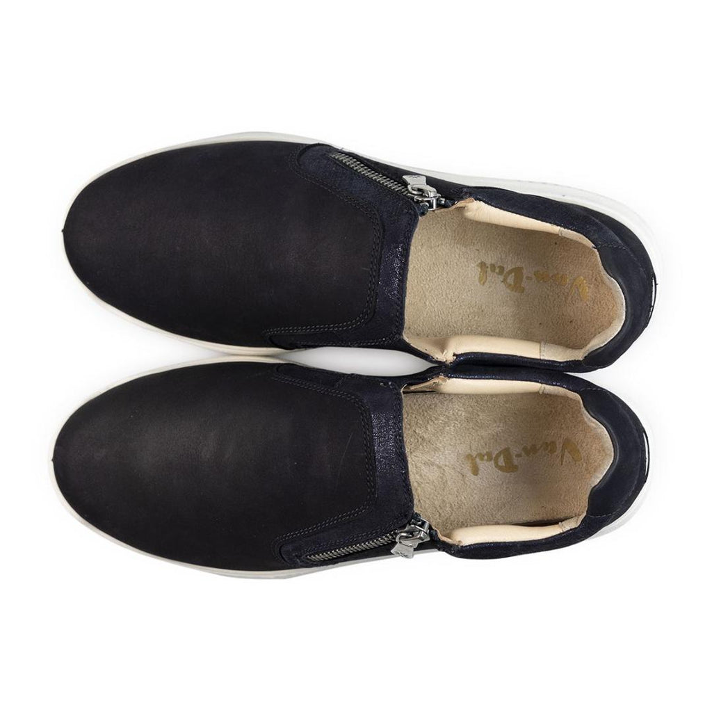 Van Dal Wicken Casual Shoes - Summer Navy Numbuck - Beales department store