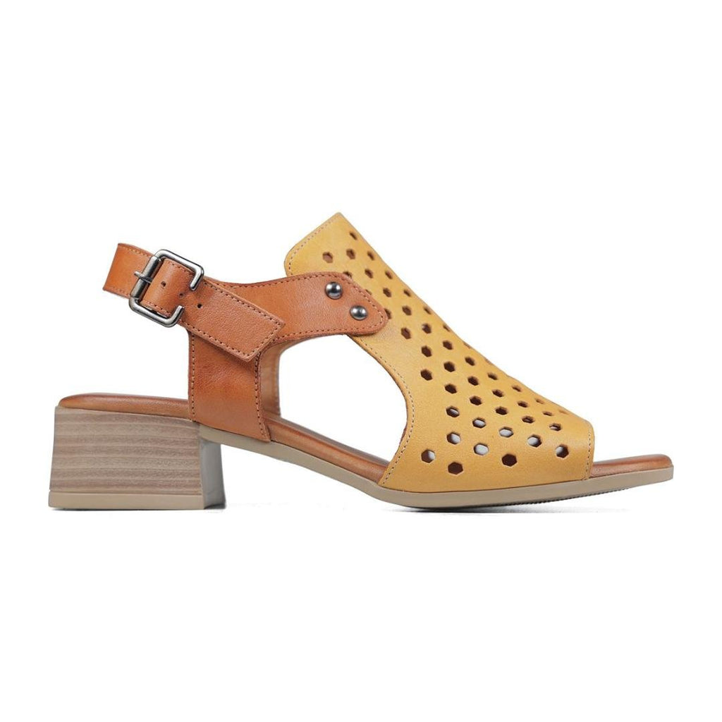Van Dal Wren Sandals - Yellow Combi - Beales department store