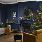Gold Fern Wreath Christmas Table Place Mats