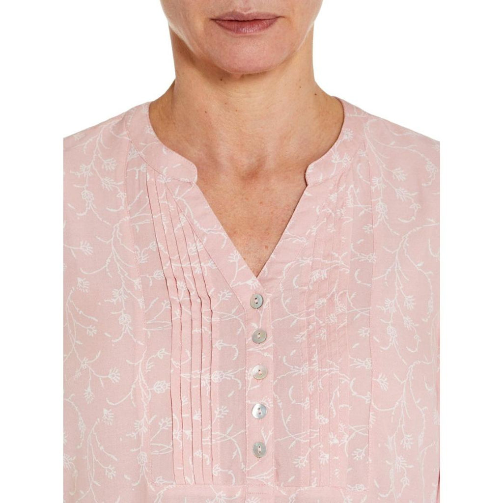 VIZ - A - VIZ Blossom Border Print Tunic - Beales department store