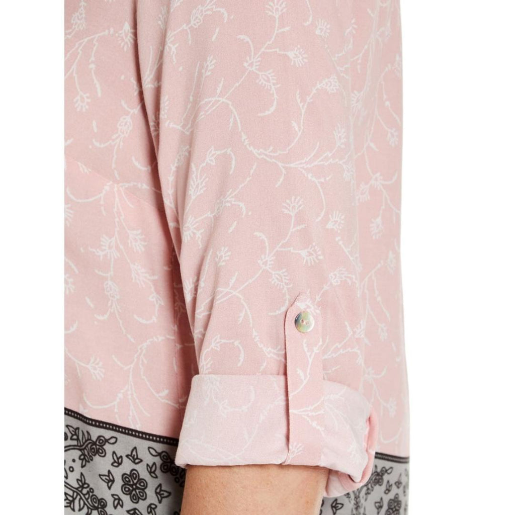 VIZ - A - VIZ Blossom Border Print Tunic - Beales department store