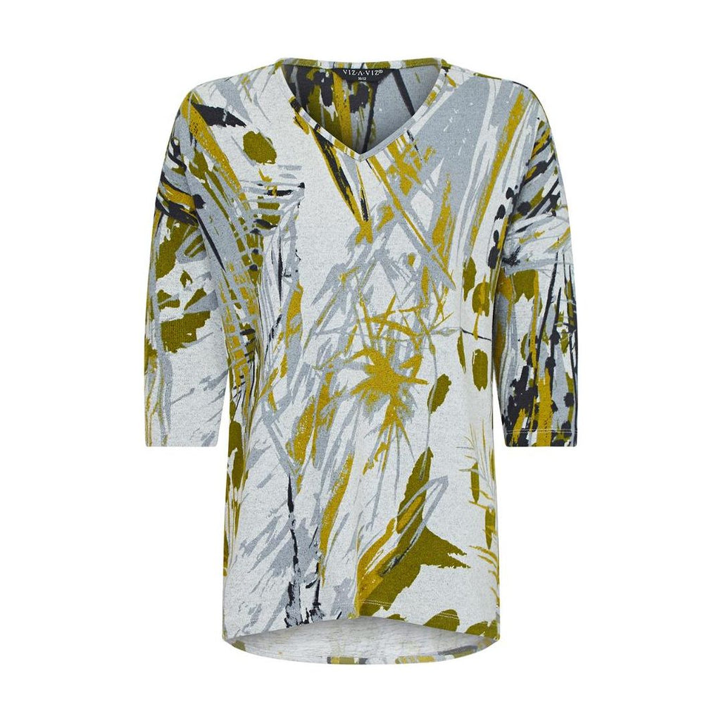 VIZ A VIZ Jungle V-Neck Top - Beales department store