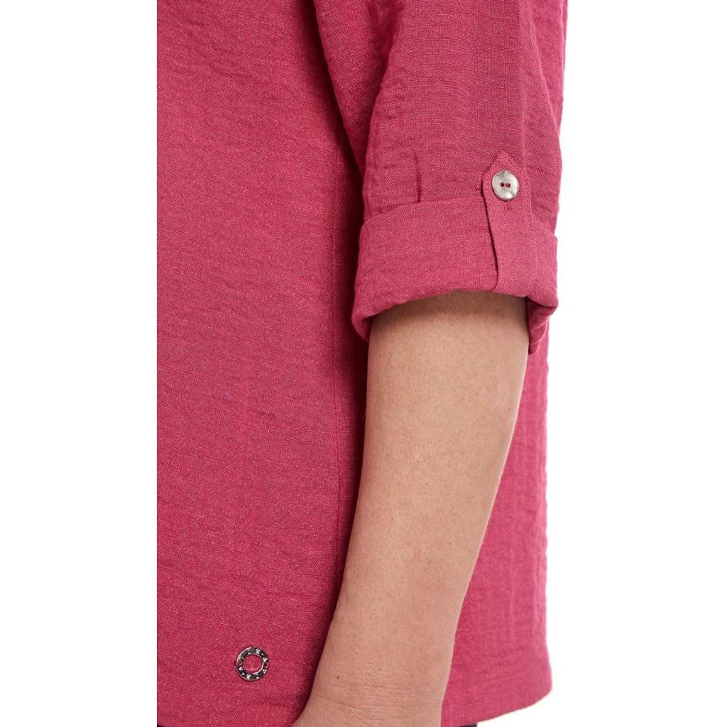 VIZ A VIZ Pink Asymmetric Tunic - Beales department store