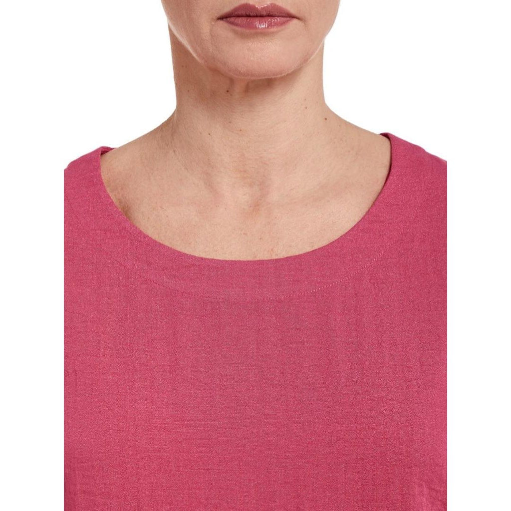 VIZ A VIZ Pink Asymmetric Tunic - Beales department store