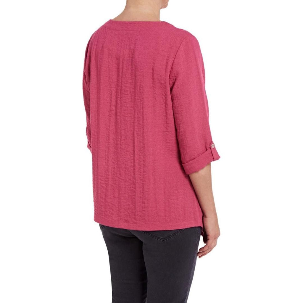 VIZ A VIZ Pink Asymmetric Tunic - Beales department store