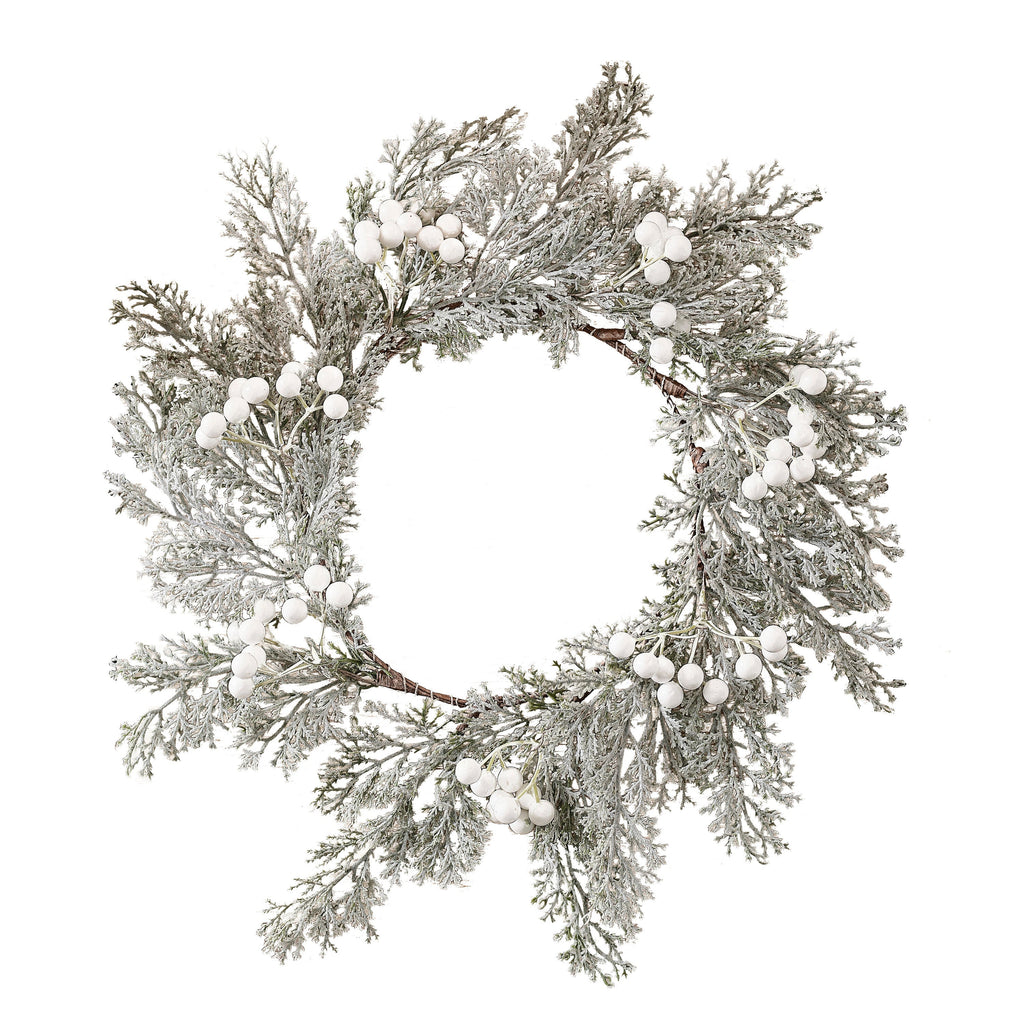 Foliage Christmas Table Place Mats with Berries- 5 Inner Pack