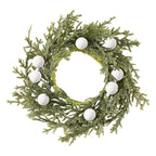 Foliage Christmas Napkin Rings with Berries
