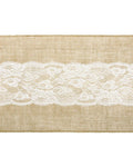 Jute Lace Table Runner - 2.75m x 28cm