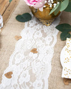 Jute Lace Table Runner - 2.75m x 28cm