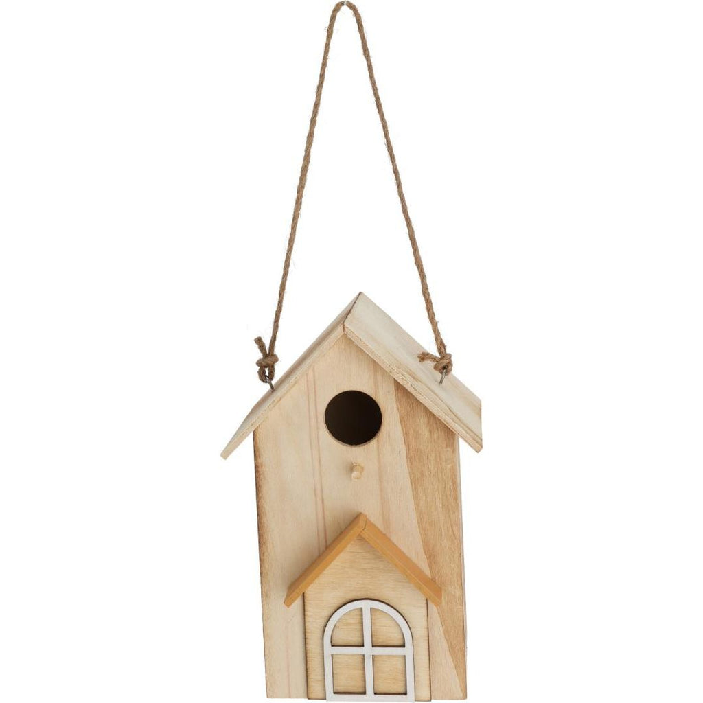 Wooden Bird House Birdhouse - White Door - Beales department store