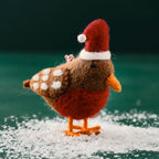 Tree Decorations - Felt Festive Robin