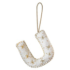 Tree Decorations - Monogram Letters - U
