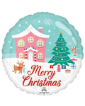 Nostalgic Christmas Wonderland Balloon - 18" Foil