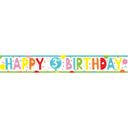 3rd Birthday Paper Banners - 1m (3pk)
