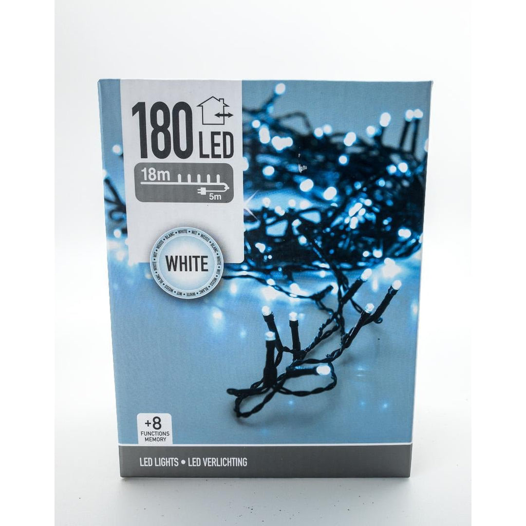 180 LED White Christmas Lights - Beales department store