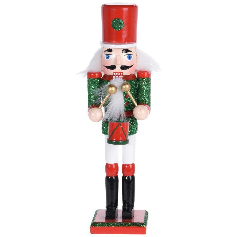 18cm Nutcracker Playing The Drums - Beales department store