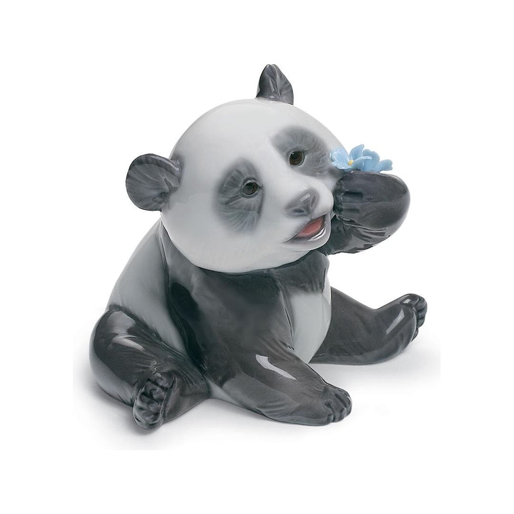 A Happy Panda Figurine - Beales department store