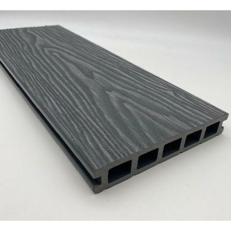 AC Grass Silver Woodgrain Composite Decking + All Fixings/Edgings (£60 per sqm) - Beales department store