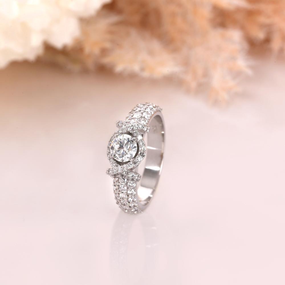 Almaz Jewellery Brilliant Cut Diamond Ring 0.40ct - Beales department store