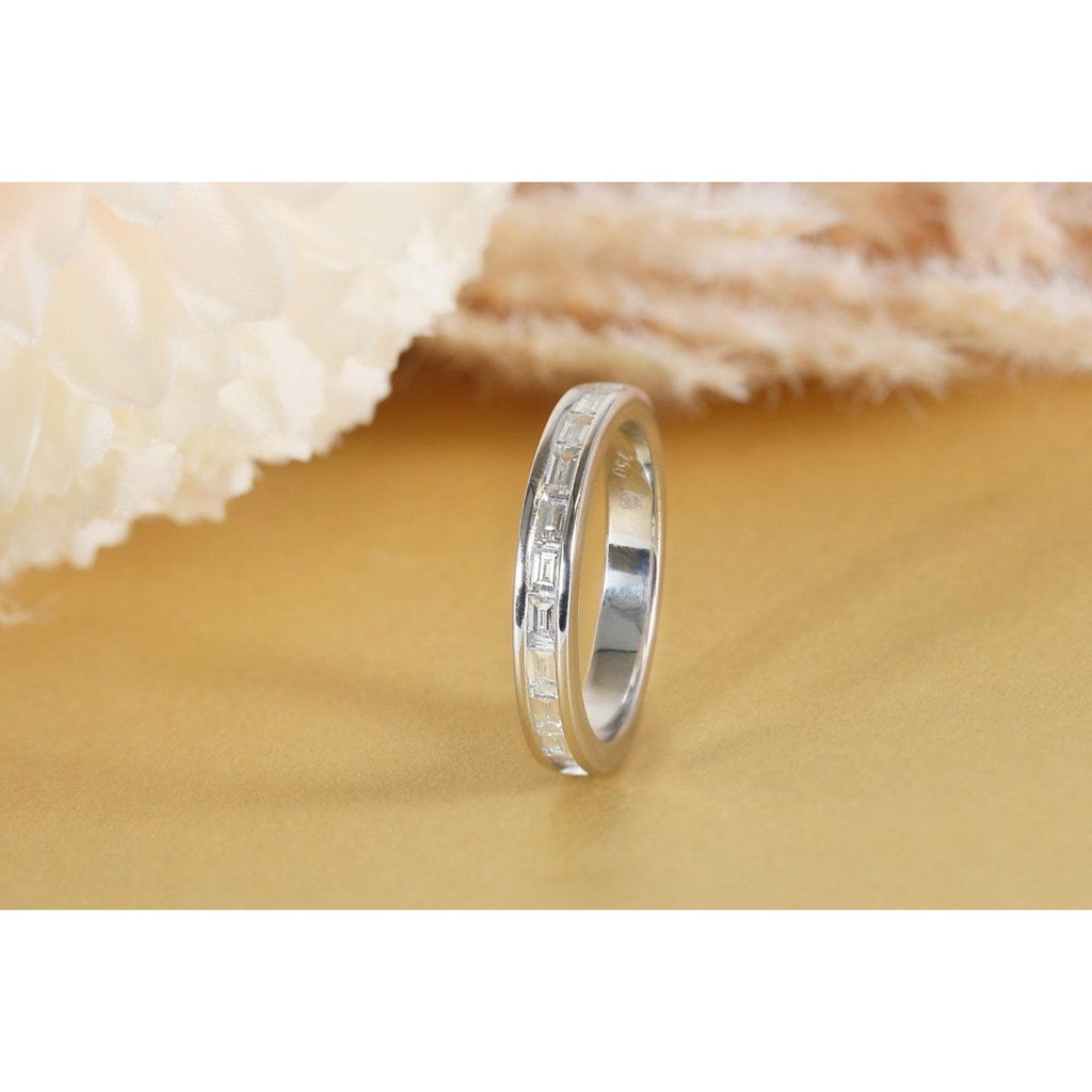 Almaz Jewellery Diamond Baguette Half Eternity Ring - Beales department store