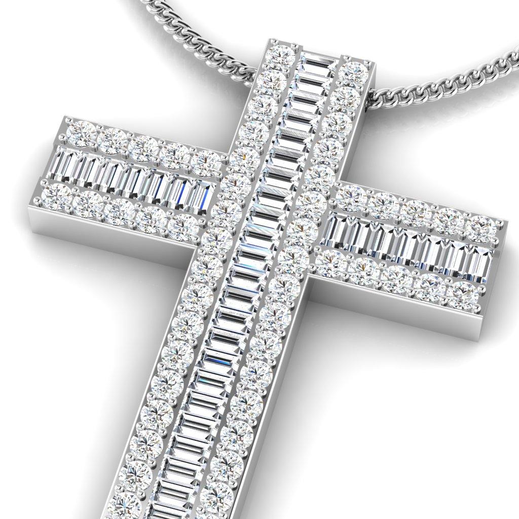 Almaz Jewellery Diamond Cross - Beales department store