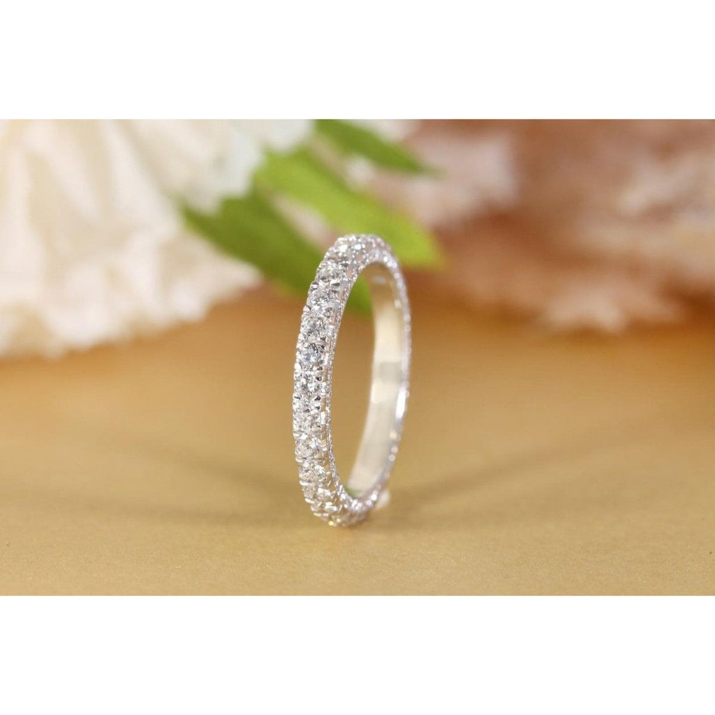 Almaz Jewellery Full Diamond Eternity Ring - Beales department store